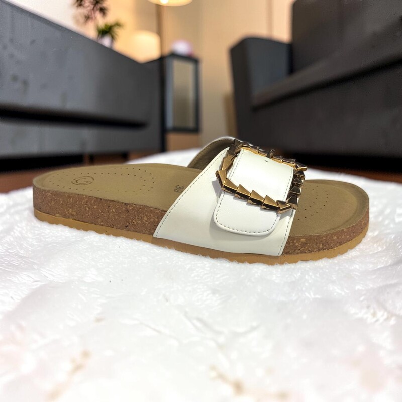 Golden Grace Comfort Slides