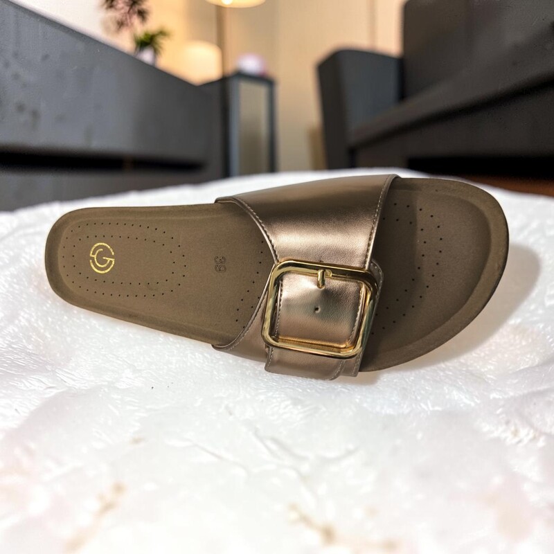 Golden Grace Comfort Slides