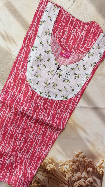 #80 Feeding and non feeding frock (Angel) XXL
