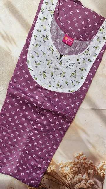 #73 Feeding and non feeding frock (Angel) XXL