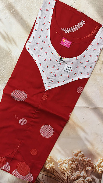 #58 Feeding and non feeding frock (Angel) XXL