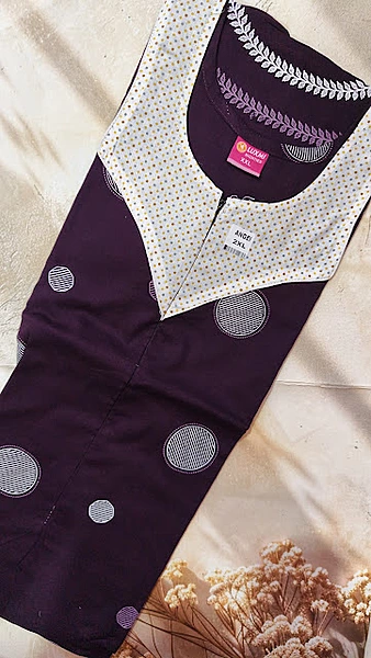 #57 Feeding and non feeding frock (Angel) XXL