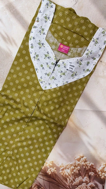 #47 Feeding and non feeding frock (Angel) XXL