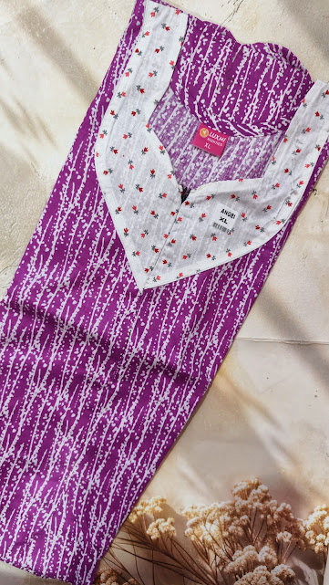 #47 Feeding and non feeding frock -(Angel) XL