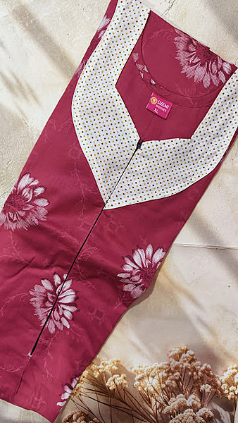 #51 Feeding and non feeding frock -(Angel) XL