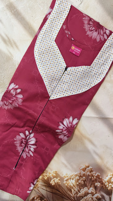 #51 Feeding and non feeding frock -(Angel) XL