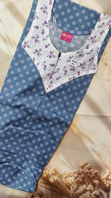 #56 Feeding and non feeding frock -(Angel) XL