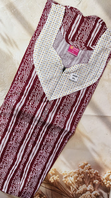 #58 Feeding and non feeding frock -(Angel) XL