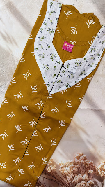 #67 Feeding and non feeding frock -(Angel) XL