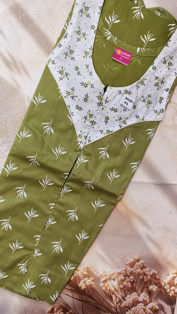 #69 Feeding and non feeding frock -(Angel) XL