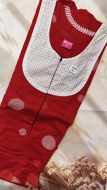 #72 Feeding and non feeding frock -(Angel) XL