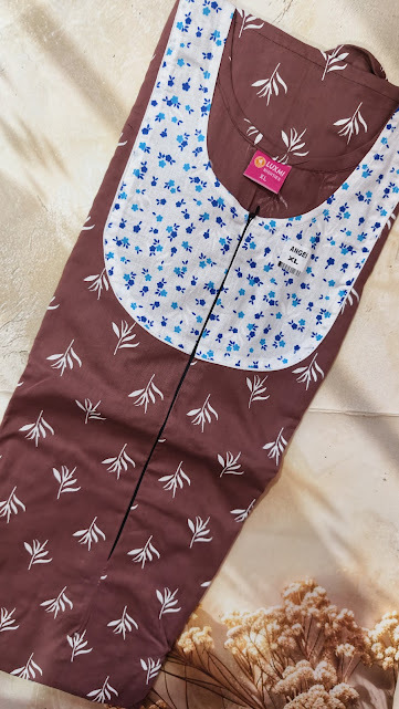 #74 Feeding and non feeding frock -(Angel) XL