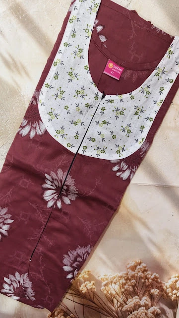 #78 Feeding and non feeding frock -(Angel) XL