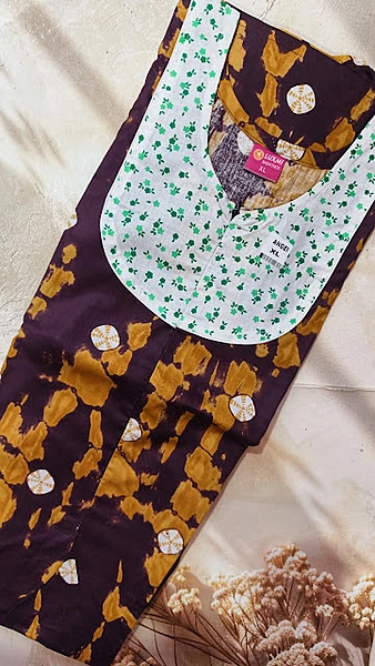 #82 Feeding and non feeding frock -(Angel) XL
