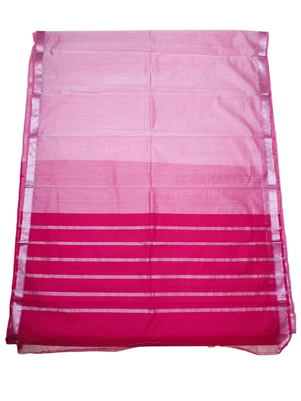 Light Pink Mangalagiri Saree with Blouse Piece