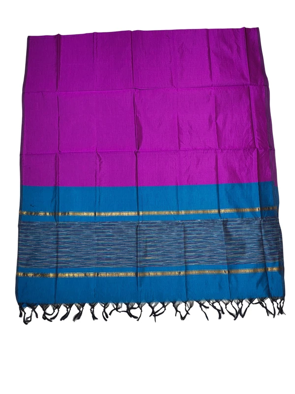 Teal Pochampally Ikkat Silk Unstitched Suit Set