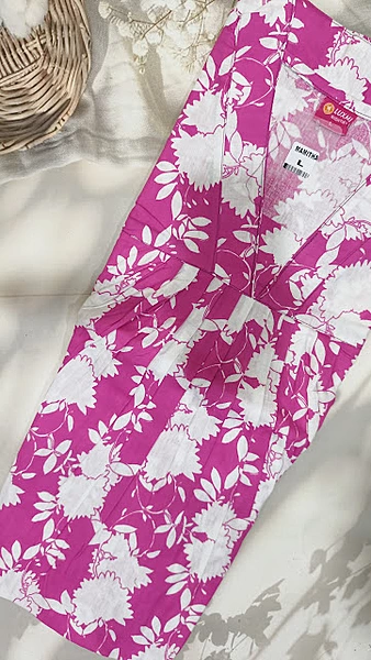 V-Neck semi collar L #14