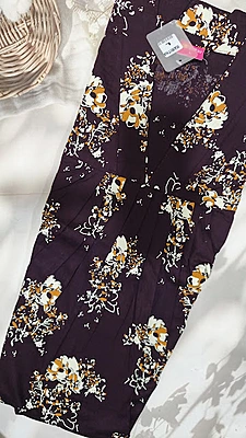 V-Neck semi collar L #43
