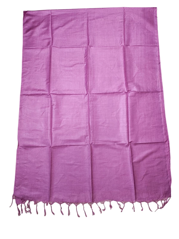 Plum Plain Katan Silk Unstitched Salwar Suit Set with Dupatta