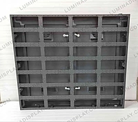 MS GI outdoor P4 LED cabinet 1280 x 1120 mm, grey matte, back service – Lumina Display Systems