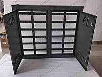 MS GI outdoor P4 LED cabinet 1280 x 1120 mm, grey matte, back service – Lumina Display Systems