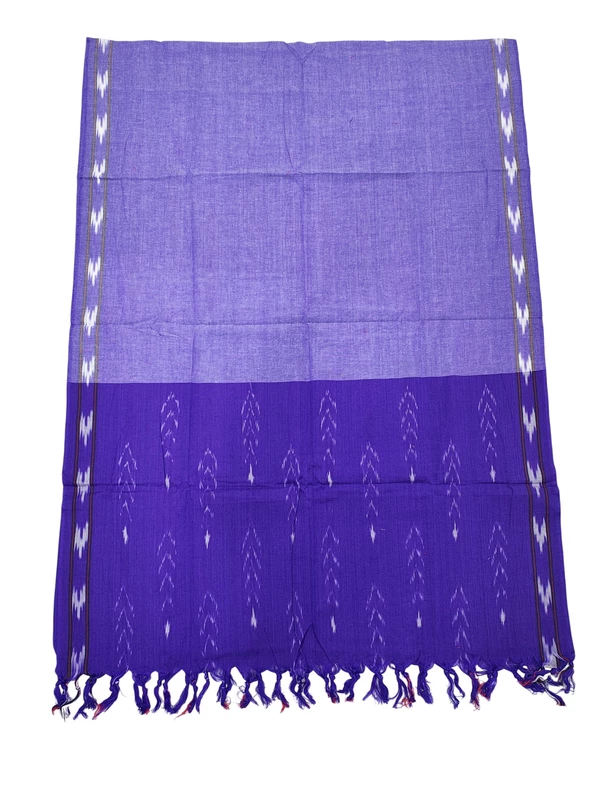 Violet Pochampally Ikkat Cotton Dress Material with Dupatta