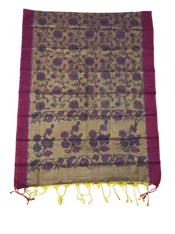 Lavender Banarasi Silk Dress Materials for Women