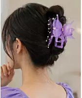 Butterfly Pearl Hair Claw Clips for Women and Girls – Decorative Hairbands