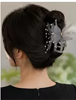 Butterfly Pearl Hair Claw Clips for Women and Girls – Decorative Hairbands