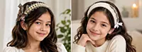 Embellished Pearl, Bow and Crystal Hairbands for Women