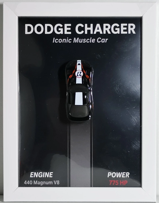 Dodge Charger Die Cast Car Frame