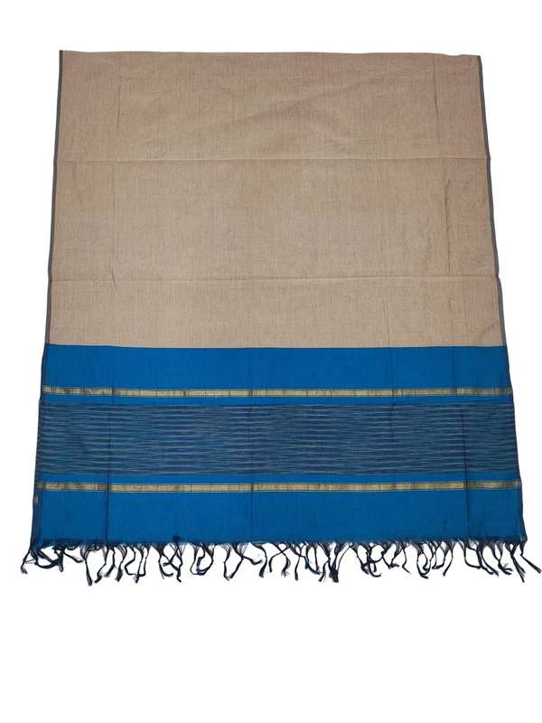 Firoza & Mustard Pochampally Ikkat Silk Unstitched Suit Set