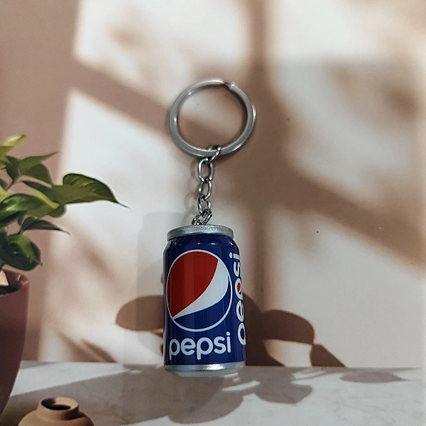 Pepsi Can Metal Keychain / Key Ring