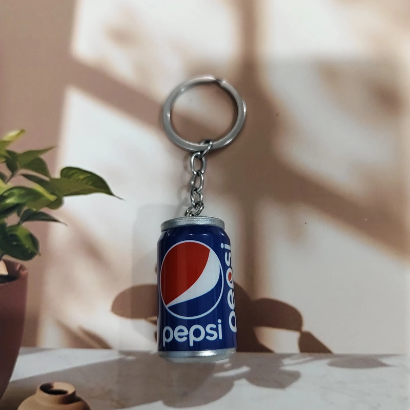 Pepsi Can Metal Keychain / Key Ring