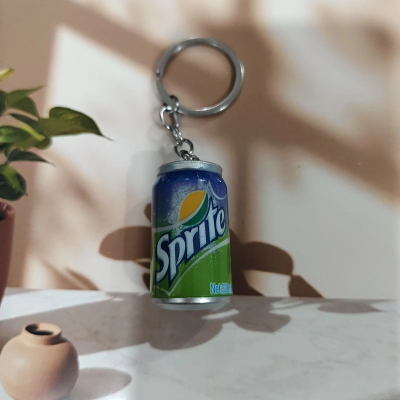 Sprite Can Metal Keychain / Key Ring
