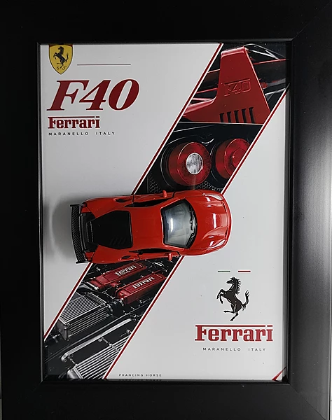 Ferrari Die Cast Car Frame
