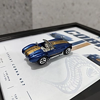 Cobra Blue Die Cast Car Frame