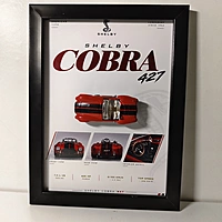 Cobra Red Die Cast Car Frame