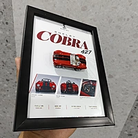 Cobra Red Die Cast Car Frame