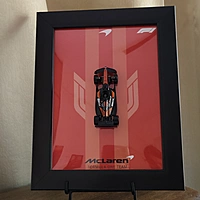 F1 Set of 9 Car Die Cast Car Frame