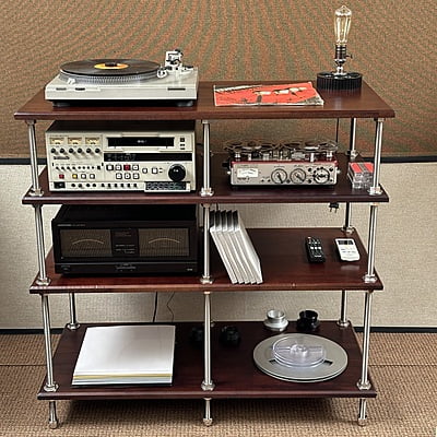 VAC - 4 Shelf Double Width - 42” x 20” AV Rack - AVR-4S-2C