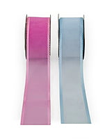 Organza Ribbon With Scalloped Edges - 4 cms