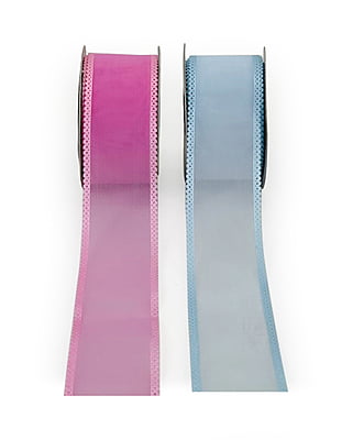 Organza Ribbon With Scalloped Edges - 4 cms