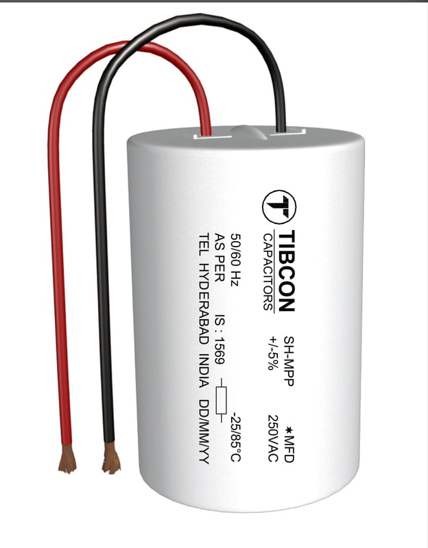 Tibcon 250V AC Lighting Capacitor (Wire Type)