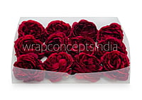 Ornate Peony - Maroon