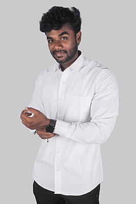 Plain White Shirts