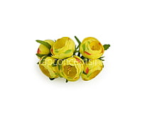 Peonies On Stick-Yellow