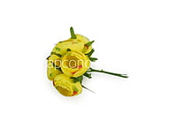 Peonies On Stick-Yellow