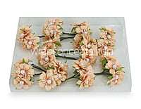 Flowers with White Pearl Centre-Peach