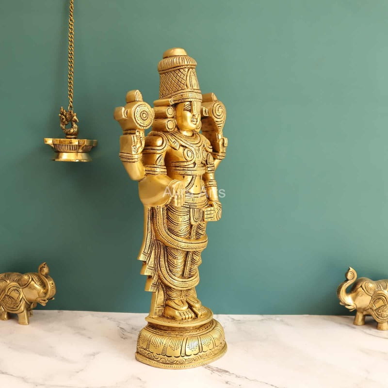 Divine Balaji in Brass - 16.5 Inch Height
